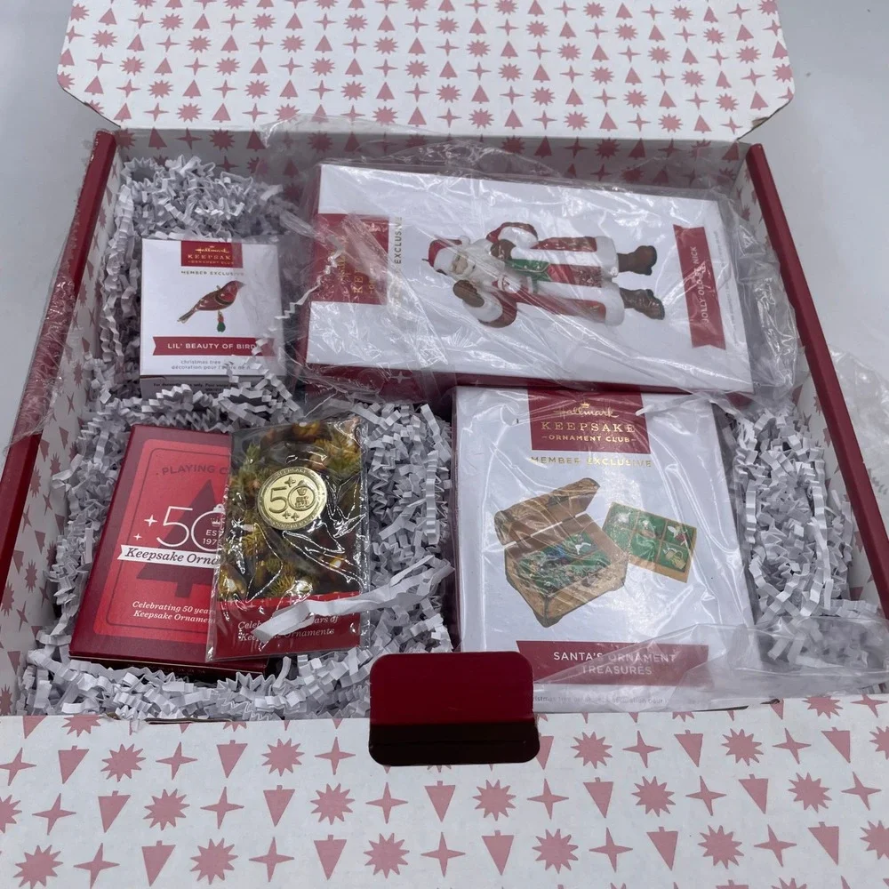 Hallmark‎ Keepsake Ornament Club 2023 Member Exclusive Box Set 50th Anniversary